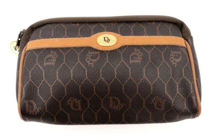 Vintage Dior Classic Web Design Pouch