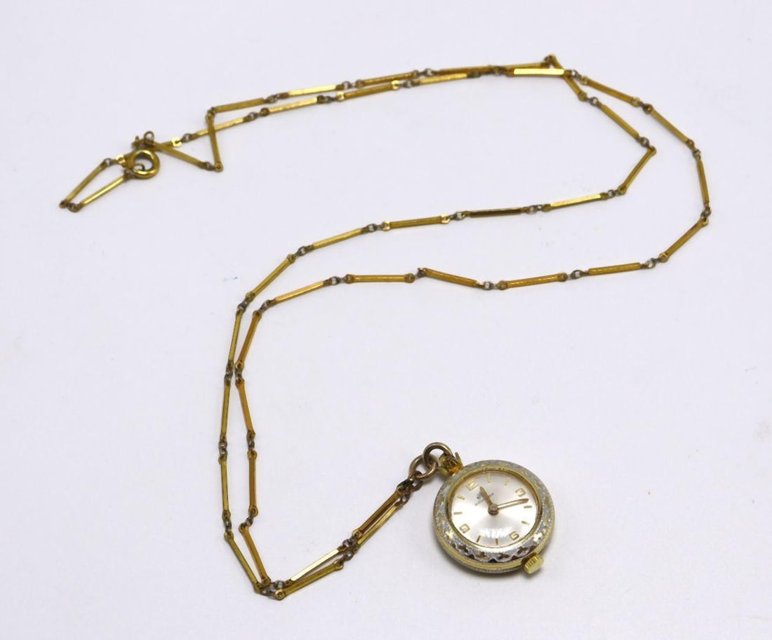 Vintage Carl Bucherer Gold Filled Pendant Watch with Chain: Vintage Carl Bucherer Gold Filled Pendant Watch with Chain. Chain measures approx. - 32" long. In working condition. Have a similar item to sell? Contact us at info@marketauctionsinc.com **If