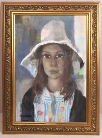 Roman Aguilar More (Barcelona, 1924 - 2015) Oil Painting on Board