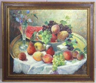 Eugene Demester (French,1914-1984) Still Life Oil Painting