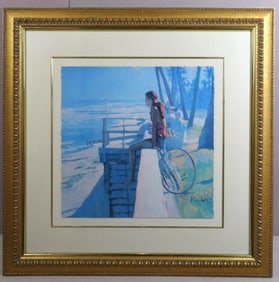 Nicola Simbari (Italian, 1927-2012) Framed Print