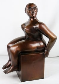 After Fernando Botero Bronze Sculpture