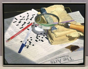 Steve Mills "Puzzling Times" Giclee on Canvas