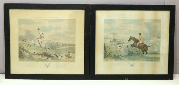 Pair of "A Southerly Wind" & "A Cloudy Sky" Colored Engravings