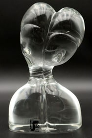 Livio Seguso "Lovers" Murano Glass Sculpture