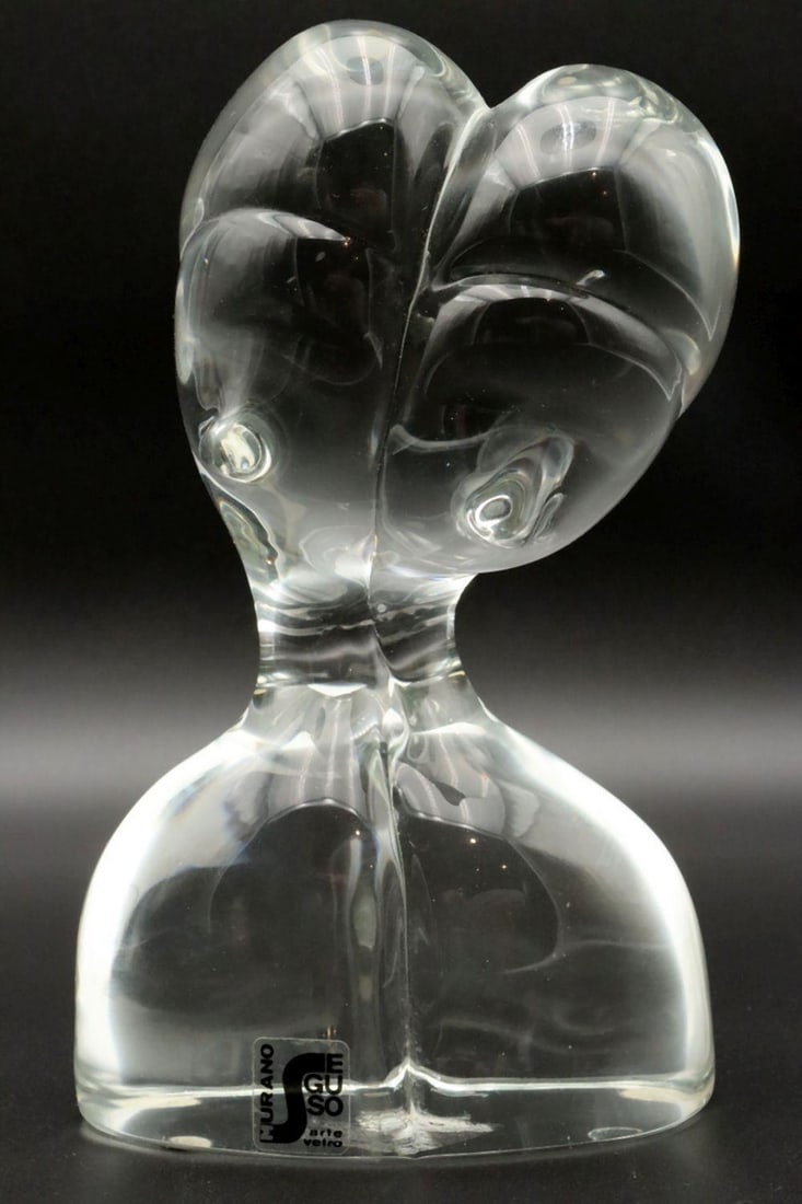 Livio Seguso "Lovers" Murano Glass Sculpture (1 of 4)