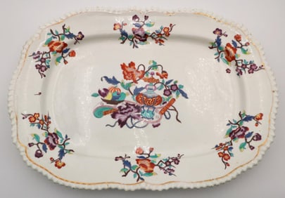 Chinese Hand Painted Porcelain Serving Platter