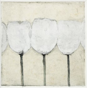 Scott Olson "Tulip 10" Framed Monotype