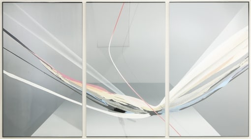 Rayo Elba Alverez (Venezuela, b. 1944) Framed Tryptic