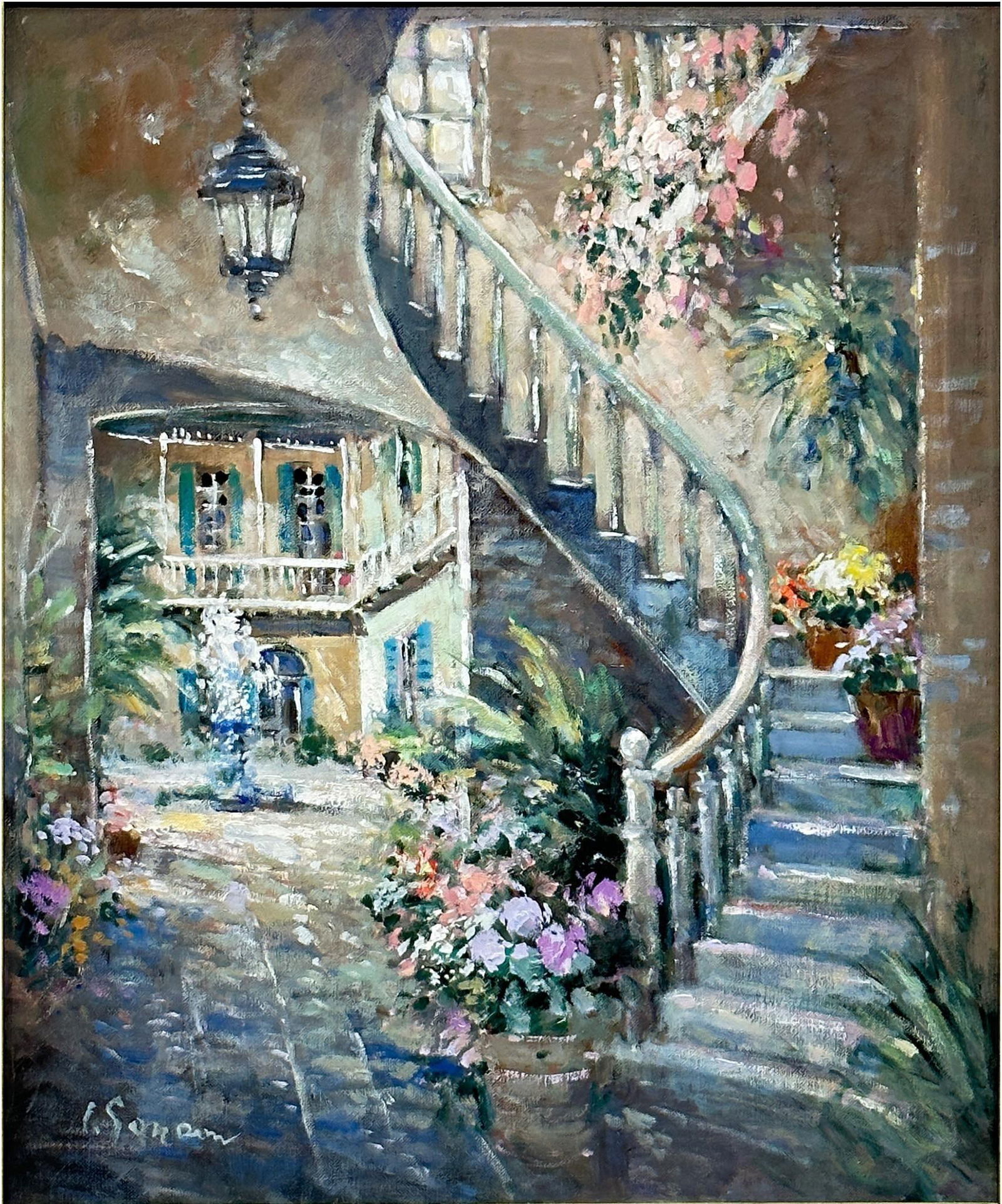 L. Gordon "Quiet Retreat" Acrylic on Canvas (1 of 5)