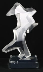 Sid Rosen Abstract Lucite Sculpture