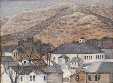 Dorothy Rosenbaum (American, 1923-2023) Acrylic Painting on Canvas