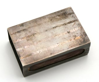 Vintage Sterling Silver Matchbox Holder