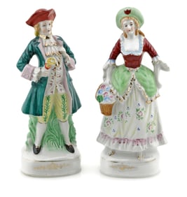 Pair of Occupied Japan Porcelain Figurines