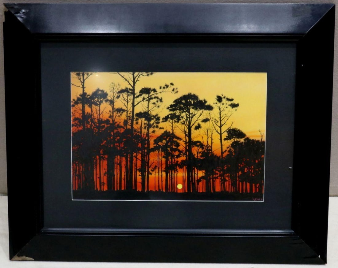 Ilkin Deniz (Turkish, b.1961) Mixed Media Painting on Paper (1 of 10)