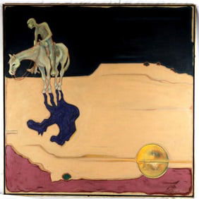 Jerry R. West (American, b. 1933) Oil Painting on Canvas