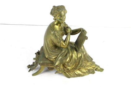 Houlet Early 20th C. Hollow Bronze Sculpture