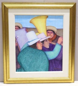 Ernesto Gutierrez (Peruvian, b.1939) Oil Painting on Canvas
