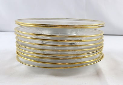 10 Pc. Bread and Butter Plate Glass Set
