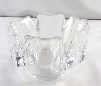 Orrefors "Lab Safety Supply " Crystal Decorative Bowl