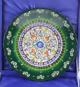 Hand Painted Porcelain Plate