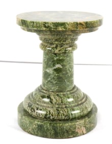 Small Green Marble Pedestal