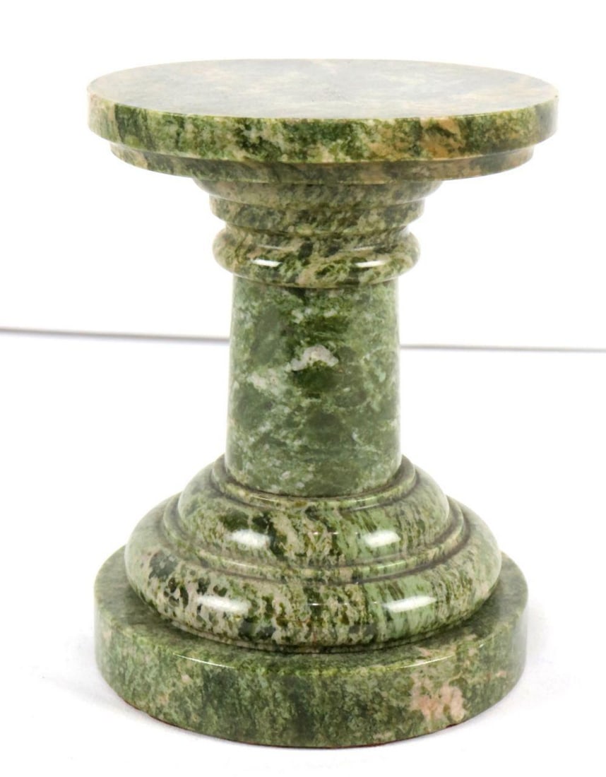 Small Green Marble Pedestal (1 of 3)