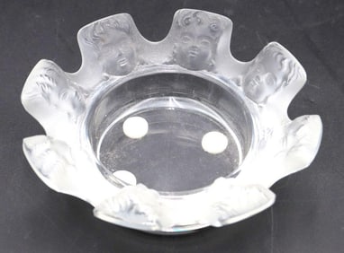 Lalique 'Saint Nicholas' Cherubs Ashtray