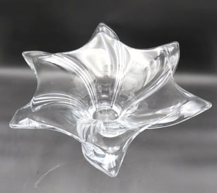 Vintage Art Vannes Crystal Bowl