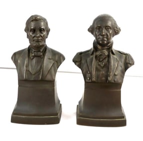 Metal Founding Fathers Book Ends