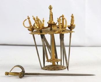 12 Pc. Toledo Miniature Cocktail Swords
