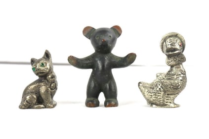 Lot of Three Animal Sculptures