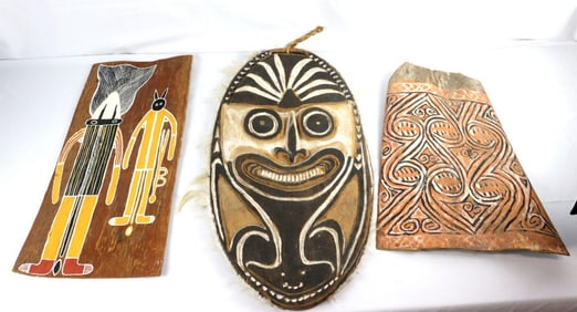 Lot of 3 Aboriginal Artworks