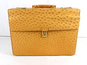 Italian Genuine Ostrich Briefcase
