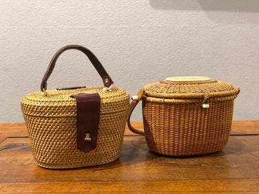 Nantucket Basket & Mister Ernest Woven Handbag