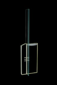 Glass Sculpture by Leder