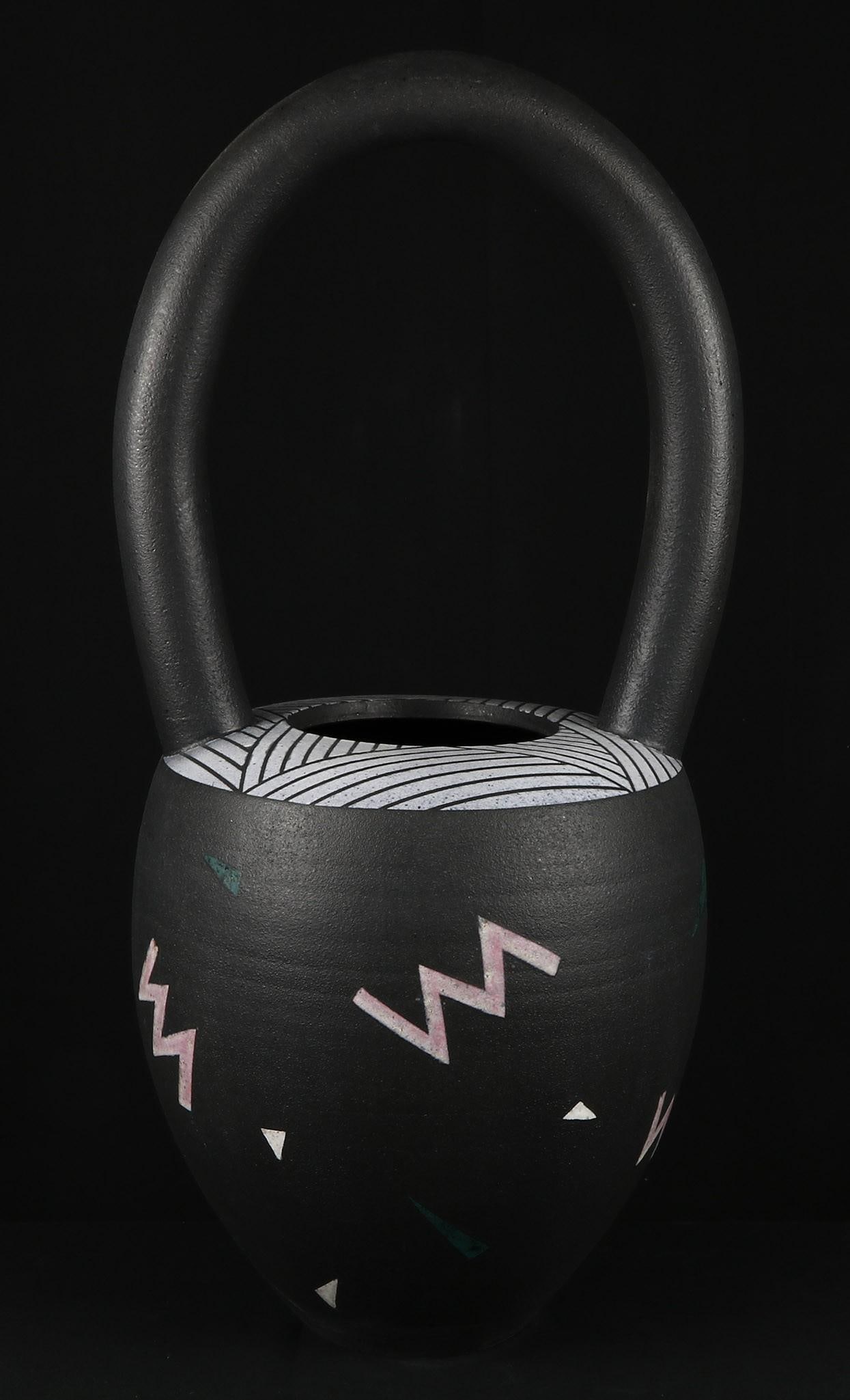 Large Signed Art Pottery Vase (1 of 5)