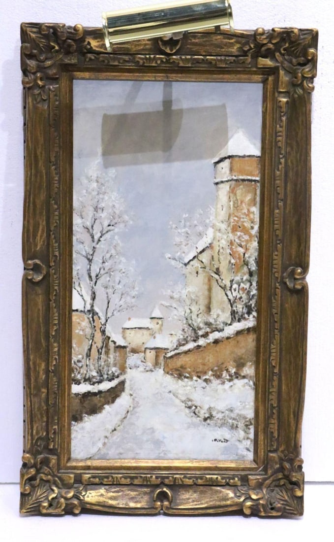 Louis Peyrat (French, 1911-2001) Oil Painting on Canvas (1 of 4)