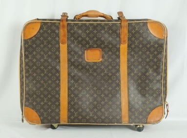 Vintage Louis Vuitton Monogrammed Canvas Large Travel Bag