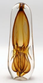 American Studio Art Glass Sculpture Paperweight