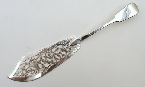 Antique Victorian Silver Plated Pie Server