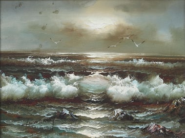 Claude Terray (French, 20th Century) Seascape