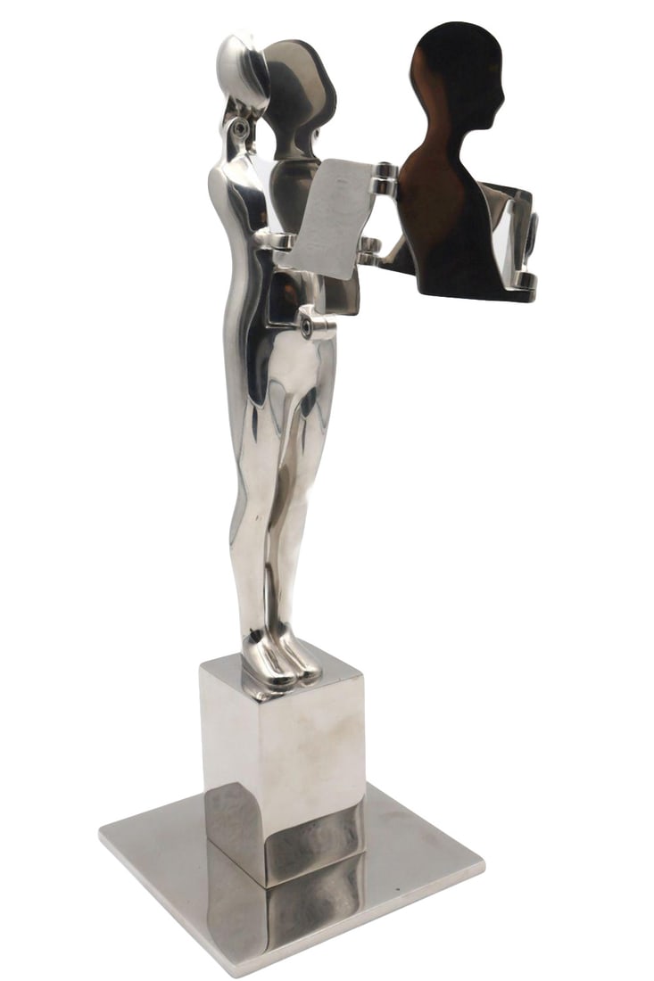 Ernest Trova (American, 1927-2009) "Radical Cut Figure" Sculpture