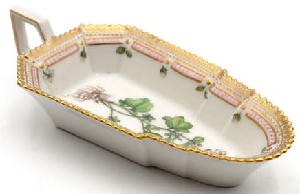 Royal Copenhagen "Flora Danica" Porcelain Oblong Dish