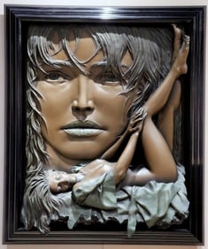 Bill Mack "Rapture" Bonded Bronze Wall Sculpture
