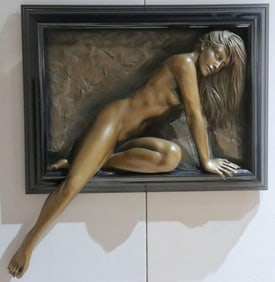 Bill Mack "Winsome" Bonded Bronze Wall Sculpture