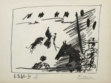 Pablo Picasso "Les Banderilles" Lithograph