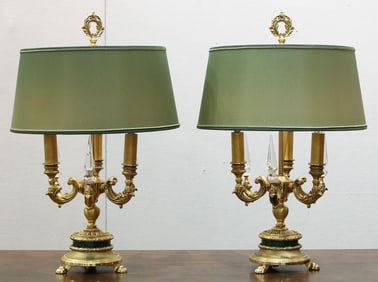 Giovanni Malerba Italian Laudarte Candelabra Lamps