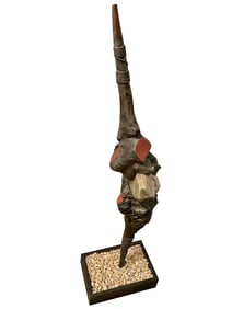 Luis Montoya "Family 28 Concept V" Stone & Bronze Sculpture