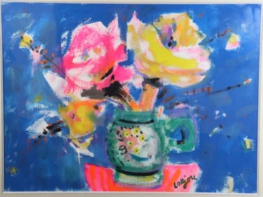 Bernard Lorjou (French, 1908-1986) "Still Life" Gouache on Paper